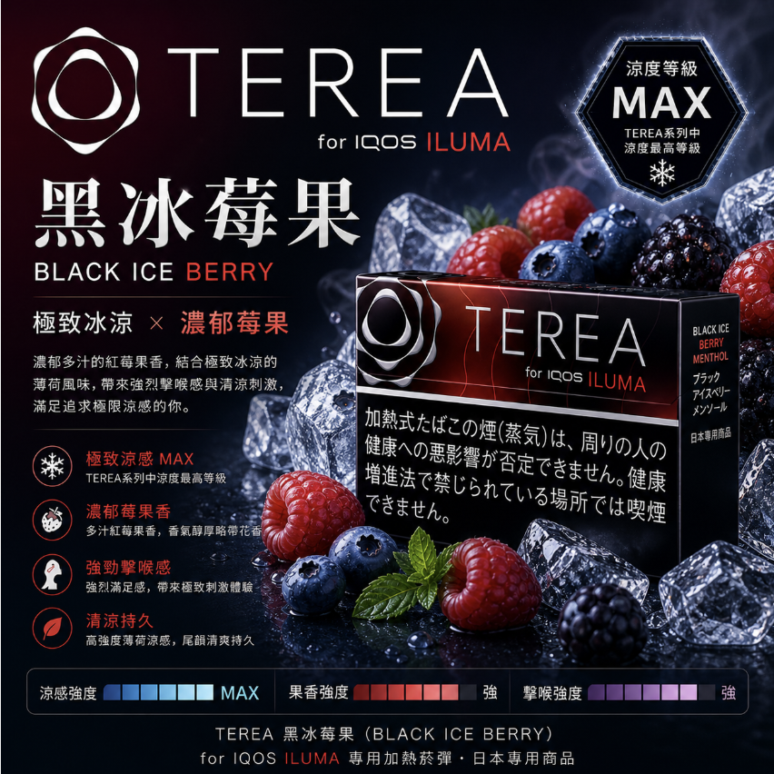 TEREA煙彈黑熱帶水果味